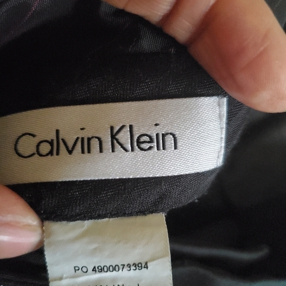 Calvin Klein Men's Black Dress Pants Slim Fit Dark Gray 32W 32L - Picture 4 of 5